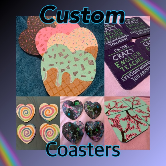 Custom Coaster Set - Picture 1 of 13